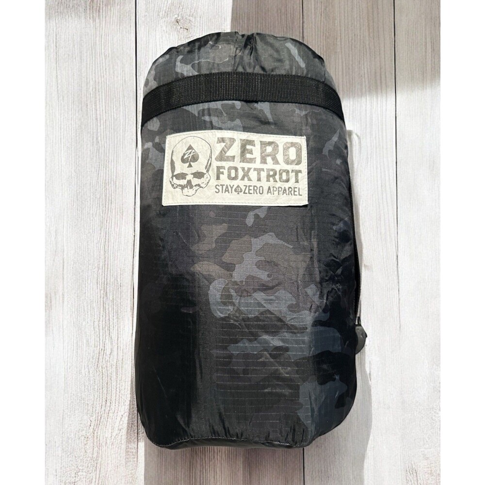 Zero Foxtrot Deluxe Woobie Blanket Jungle Black MTP Print Sherpa Lined Camping